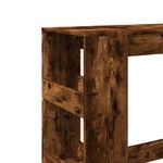 Casa si Gradina - Mobilier - Mese si birouri - Mese bucatarie si dining - Masa de bar cu rafturi, stejar fumuriu, 90x40x103,5 cm, lemn - Infinity.ro