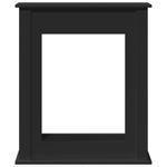 Casa si Gradina - Termice - Sobe, Seminee si accesorii - Accesorii seminee si sobe - Masca de semineu, negru, 75x20x87,5 cm, lemn prelucrat - Infinity.ro