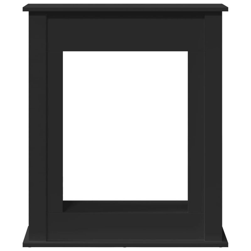 Casa si Gradina - Termice - Sobe, Seminee si accesorii - Accesorii seminee si sobe - Masca de semineu, negru, 75x20x87,5 cm, lemn prelucrat - Infinity.ro