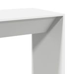 Casa si Gradina - Mobilier - Mese si birouri - Mese bucatarie si dining - Masa de bar, alb, 102x50x103,5 cm, lemn prelucrat - Infinity.ro
