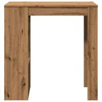 Casa si Gradina - Mobilier - Mese si birouri - Mese bucatarie si dining - Masa bar cu rafturi, stejar artizanal, 102x50x103,5 cm, lemn - Infinity.ro
