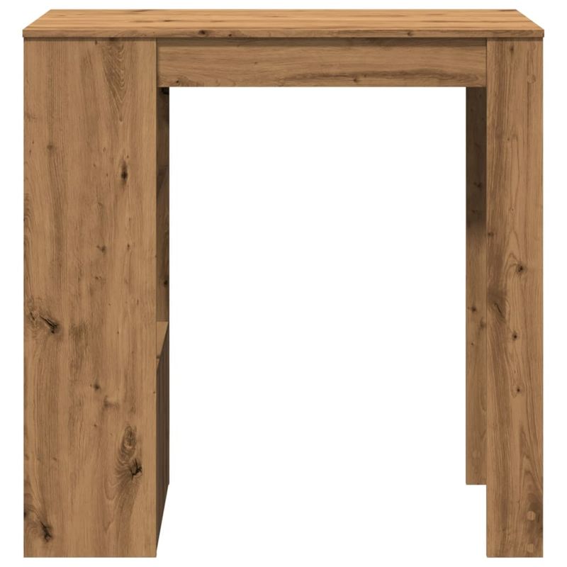 Casa si Gradina - Mobilier - Mese si birouri - Mese bucatarie si dining - Masa bar cu rafturi, stejar artizanal, 102x50x103,5 cm, lemn - Infinity.ro
