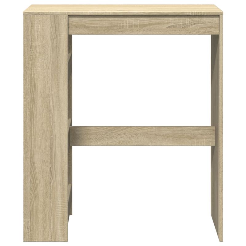 Casa si Gradina - Mobilier - Mese si birouri - Mese bucatarie si dining - Masa bar cu rafturi stejar sonoma 90x40x103,5 cm lemn prelucrat - Infinity.ro