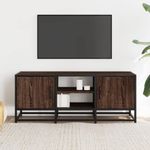 Casa si Gradina - Mobilier - Comode si corpuri - Comode - Dulap TV, stejar maro, 100x35x41 cm, lemn prelucrat si metal - Infinity.ro