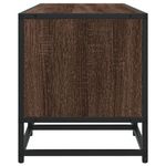 Casa si Gradina - Mobilier - Comode si corpuri - Comode - Dulap TV, stejar maro, 100x35x41 cm, lemn prelucrat si metal - Infinity.ro
