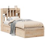 Casa si Gradina - Mobilier - Paturi si accesorii - Paturi - Cadru pat fara saltea, 90x190 cm, lemn masiv de pin - Infinity.ro