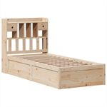 Casa si Gradina - Mobilier - Paturi si accesorii - Paturi - Cadru pat fara saltea, 90x190 cm, lemn masiv de pin - Infinity.ro