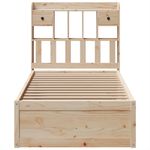 Casa si Gradina - Mobilier - Paturi si accesorii - Paturi - Cadru pat fara saltea, 90x190 cm, lemn masiv de pin - Infinity.ro