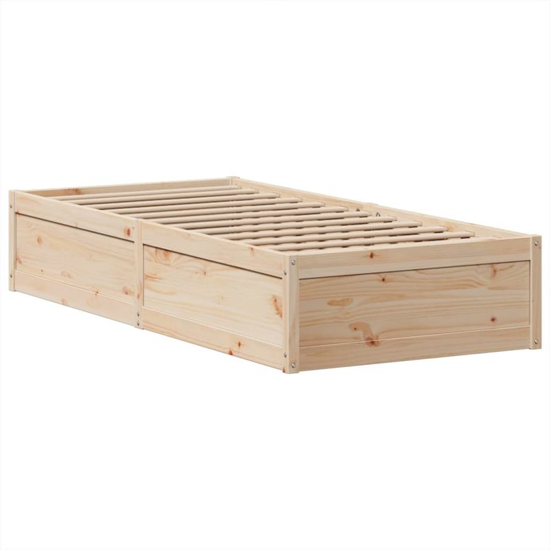 Casa si Gradina - Mobilier - Paturi si accesorii - Paturi - Cadru pat fara saltea, 90x190 cm, lemn masiv de pin - Infinity.ro