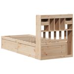 Casa si Gradina - Mobilier - Paturi si accesorii - Paturi - Cadru pat fara saltea, 90x190 cm, lemn masiv de pin - Infinity.ro