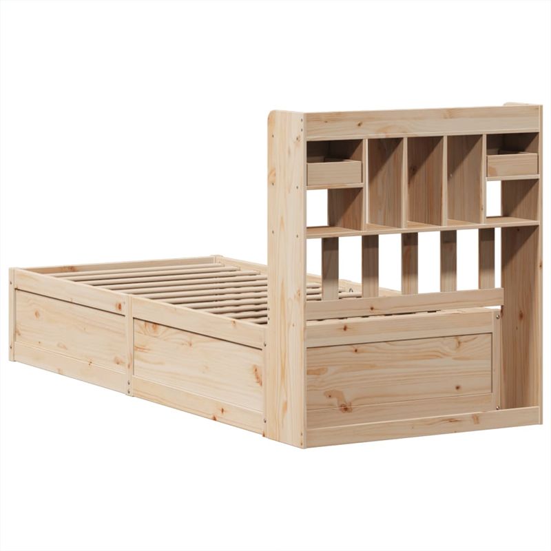 Casa si Gradina - Mobilier - Paturi si accesorii - Paturi - Cadru pat fara saltea, 90x190 cm, lemn masiv de pin - Infinity.ro