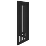 Petshop - Accesorii petshop - Culcusuri si custi - Custi interior si exterior - Poarta pentru caini pliabila 3 panouri negru, 150 cm, lemn plop - Infinity.ro