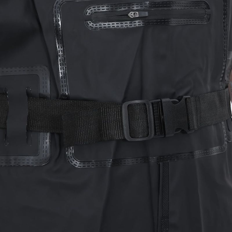 Sport si Outdoor - Echipament Sportiv - Imbracaminte sport - Combinezoane sport - Salopeta cu pieptar, cizme si curea, negru, marimea 40 - Infinity.ro