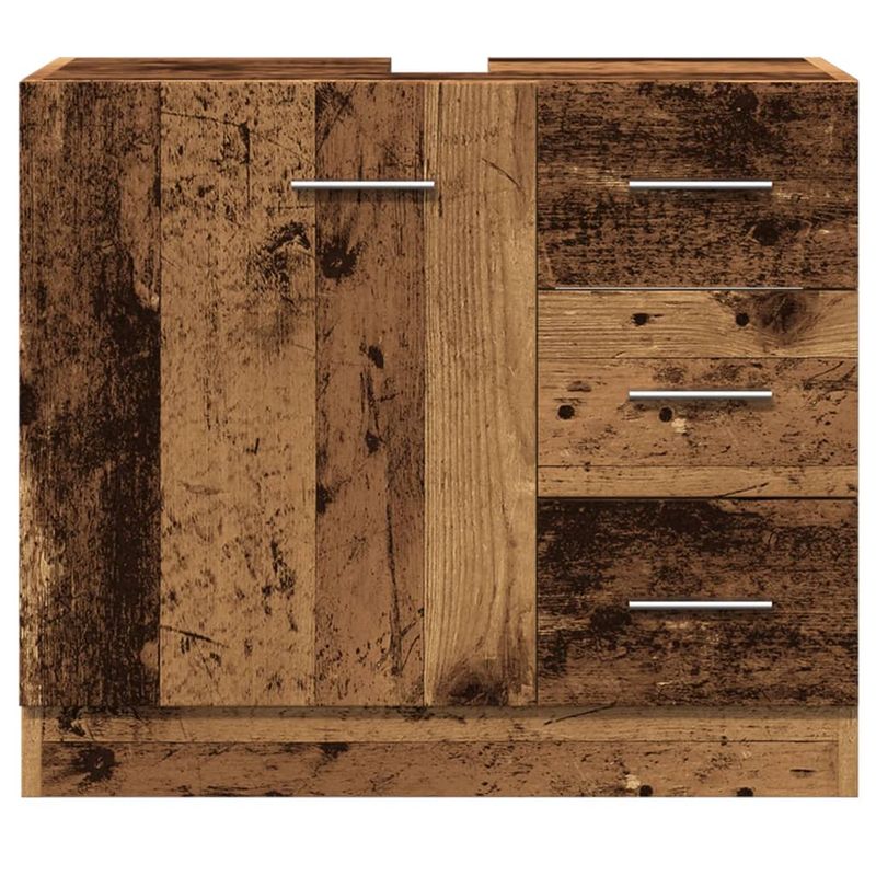 Casa si Gradina - Mobilier - Mobilier baie - Comode baie - Dulap de chiuveta, lemn vechi, 63x30x54 cm, lemn prelucrat - Infinity.ro