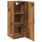 Casa si Gradina - Mobilier - Comode si corpuri - Comode - Dulap pe perete, lemn vechi, 34,5x34x90 cm, lemn prelucrat - Infinity.ro