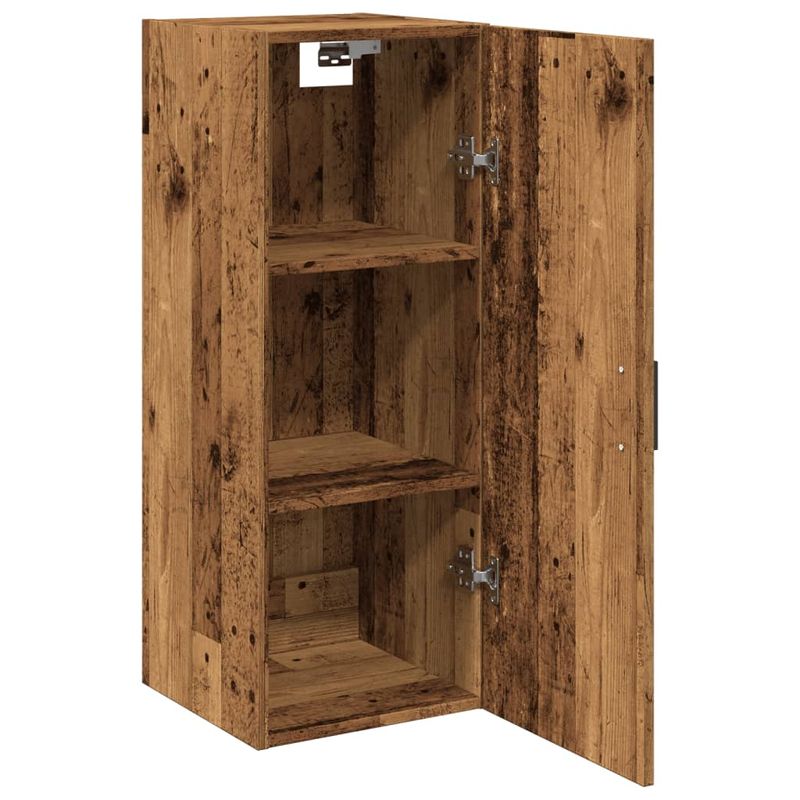 Casa si Gradina - Mobilier - Comode si corpuri - Comode - Dulap pe perete, lemn vechi, 34,5x34x90 cm, lemn prelucrat - Infinity.ro