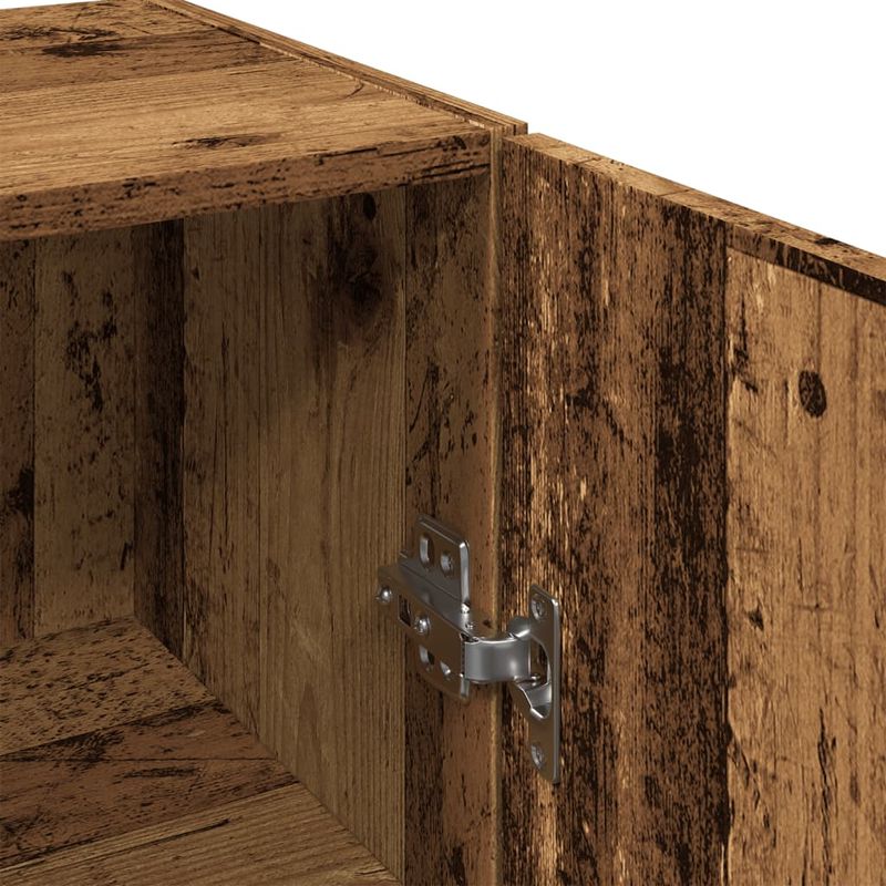 Casa si Gradina - Mobilier - Comode si corpuri - Comode - Dulap pe perete, lemn vechi, 34,5x34x90 cm, lemn prelucrat - Infinity.ro