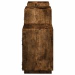 Casa si Gradina - Mobilier - Biblioteci si rafturi - Rafturi - Raft de perete, stejar fumuriu, 129x18x42 cm, lemn prelucrat - Infinity.ro