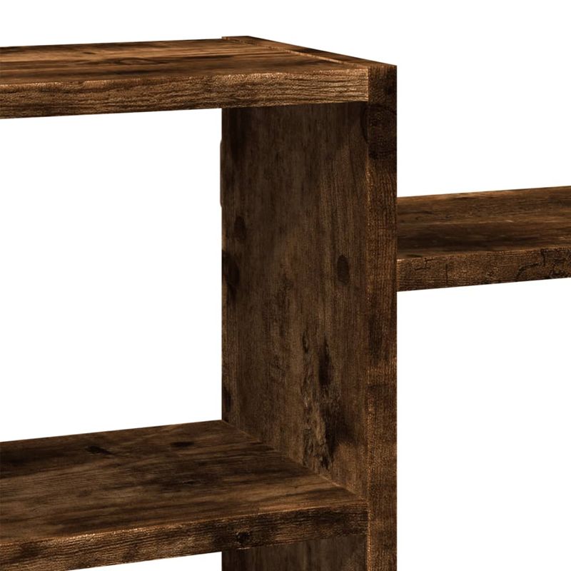 Casa si Gradina - Mobilier - Biblioteci si rafturi - Rafturi - Raft de perete, stejar fumuriu, 129x18x42 cm, lemn prelucrat - Infinity.ro
