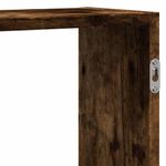 Casa si Gradina - Mobilier - Biblioteci si rafturi - Rafturi - Raft de perete, stejar fumuriu, 129x18x42 cm, lemn prelucrat - Infinity.ro