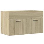 Casa si Gradina - Mobilier - Seturi de mobilier - Seturi baie - Dulap de chiuveta, stejar Sonoma, 80x38,5x46 cm, PAL - Infinity.ro