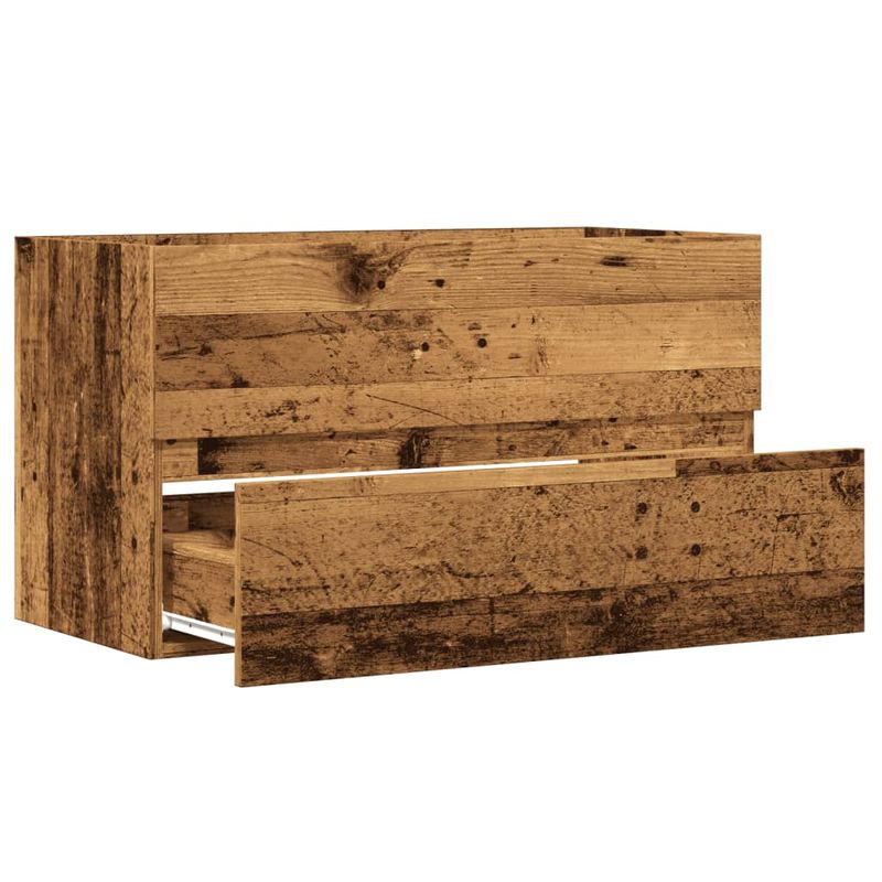 Casa si Gradina - Mobilier - Seturi de mobilier - Seturi baie - Dulap de chiuveta, lemn vechi, 90x38,5x45 cm, lemn prelucrat - Infinity.ro