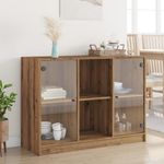 Casa si Gradina - Mobilier - Comode si corpuri - Comode - Dulap, stejar artizanal, 102x37x75,5 cm, lemn prelucrat - Infinity.ro