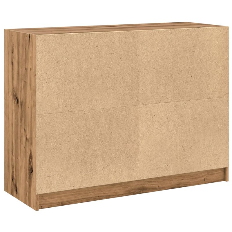 Casa si Gradina - Mobilier - Comode si corpuri - Comode - Dulap, stejar artizanal, 102x37x75,5 cm, lemn prelucrat - Infinity.ro