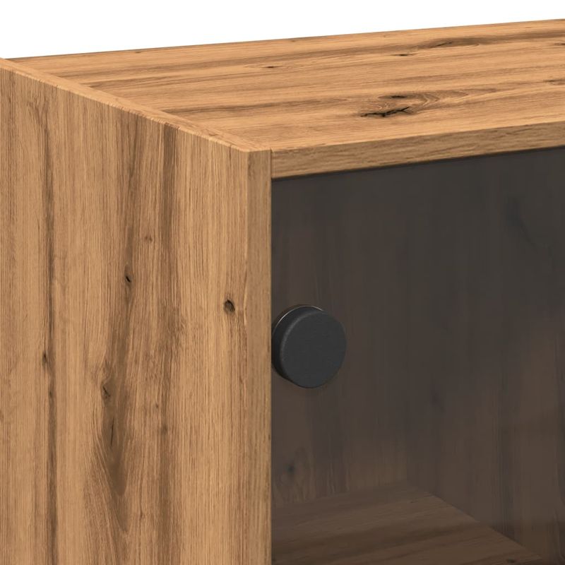 Casa si Gradina - Mobilier - Comode si corpuri - Comode - Dulap, stejar artizanal, 102x37x75,5 cm, lemn prelucrat - Infinity.ro