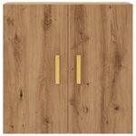 Casa si Gradina - Mobilier - Dulapuri si sifoniere - Dulapuri - Dulap de perete, stejar artizanal, 60x31x60 cm, lemn prelucrat - Infinity.ro