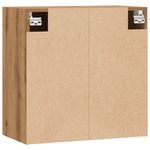 Casa si Gradina - Mobilier - Dulapuri si sifoniere - Dulapuri - Dulap de perete, stejar artizanal, 60x31x60 cm, lemn prelucrat - Infinity.ro