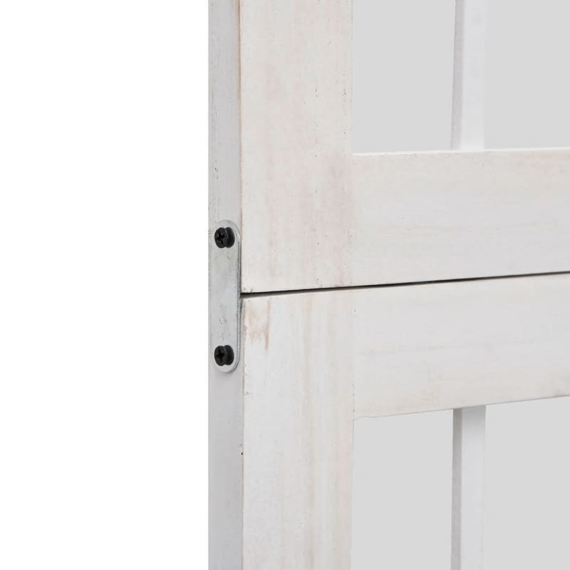 Casa si Gradina - Decoratiuni - Pereti despartitori si paravane - Paravan camera 6 panouri, alb, lemn masiv paulownia - Infinity.ro