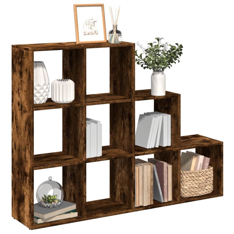 Casa si Gradina - Mobilier - Biblioteci si rafturi - Biblioteci - Biblioteca/separator stejar fumuriu 137,5x29x103,5 cm lemn - Infinity.ro