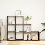 Casa si Gradina - Mobilier - Biblioteci si rafturi - Biblioteci - Biblioteca/separator stejar fumuriu 137,5x29x103,5 cm lemn - Infinity.ro