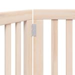 Petshop - Accesorii petshop - Culcusuri si custi - Custi interior si exterior - Poarta pentru caini pliabila, 2 panouri, 160 cm, lemn de plop - Infinity.ro