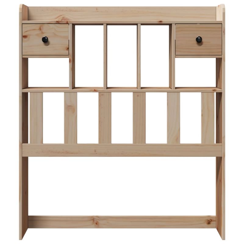 Casa si Gradina - Mobilier - Paturi si accesorii - Accesorii paturi - Tablie de pat cu depozitare, 75 cm, lemn masiv de pin - Infinity.ro