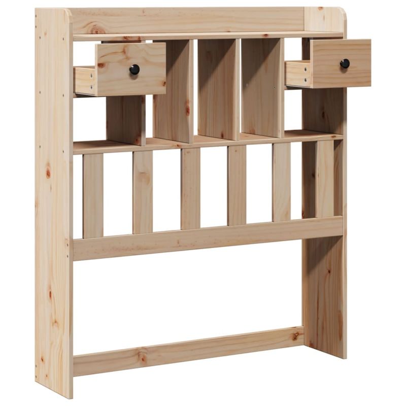 Casa si Gradina - Mobilier - Paturi si accesorii - Accesorii paturi - Tablie de pat cu depozitare, 75 cm, lemn masiv de pin - Infinity.ro