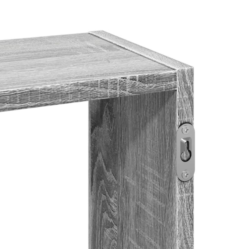 Casa si Gradina - Mobilier - Biblioteci si rafturi - Rafturi - Raft de perete, gri sonoma, 159x18x66 cm, lemn prelucrat - Infinity.ro