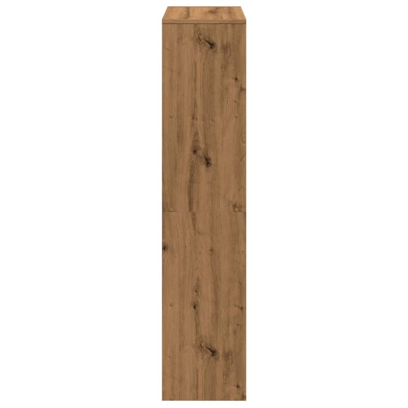 Casa si Gradina - Mobilier - Biblioteci si rafturi - Biblioteci - Biblioteca/separator 4 niveluri stejar 131,5x29x131,5 cm lemn - Infinity.ro