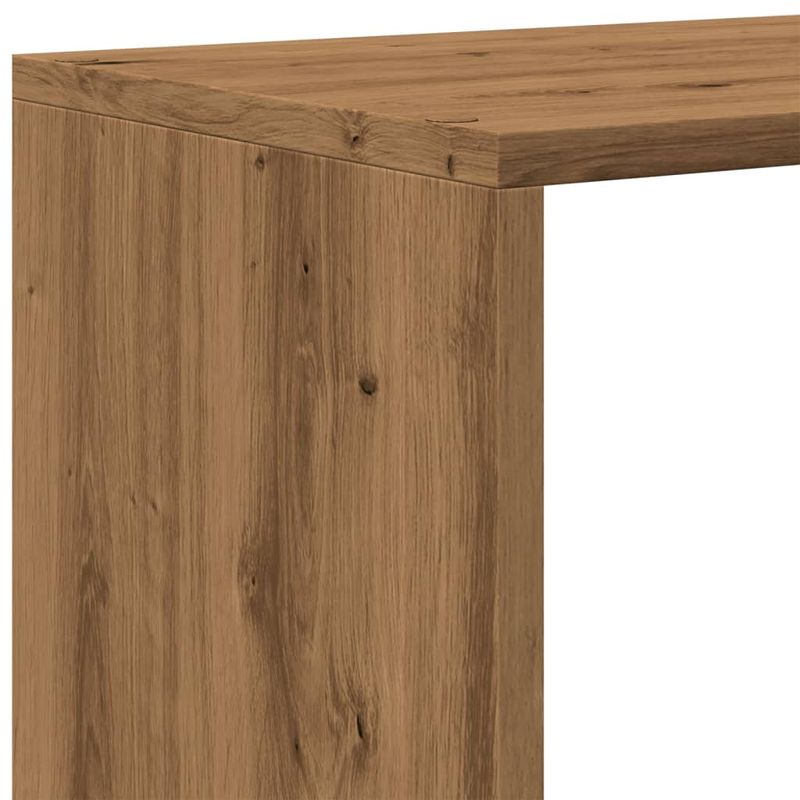 Casa si Gradina - Mobilier - Biblioteci si rafturi - Biblioteci - Biblioteca/separator 4 niveluri stejar 131,5x29x131,5 cm lemn - Infinity.ro