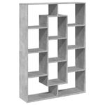 Casa si Gradina - Mobilier - Biblioteci si rafturi - Biblioteci - Biblioteca, gri beton, 102x29x143 cm, lemn prelucrat - Infinity.ro