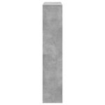 Casa si Gradina - Mobilier - Biblioteci si rafturi - Biblioteci - Biblioteca, gri beton, 102x29x143 cm, lemn prelucrat - Infinity.ro