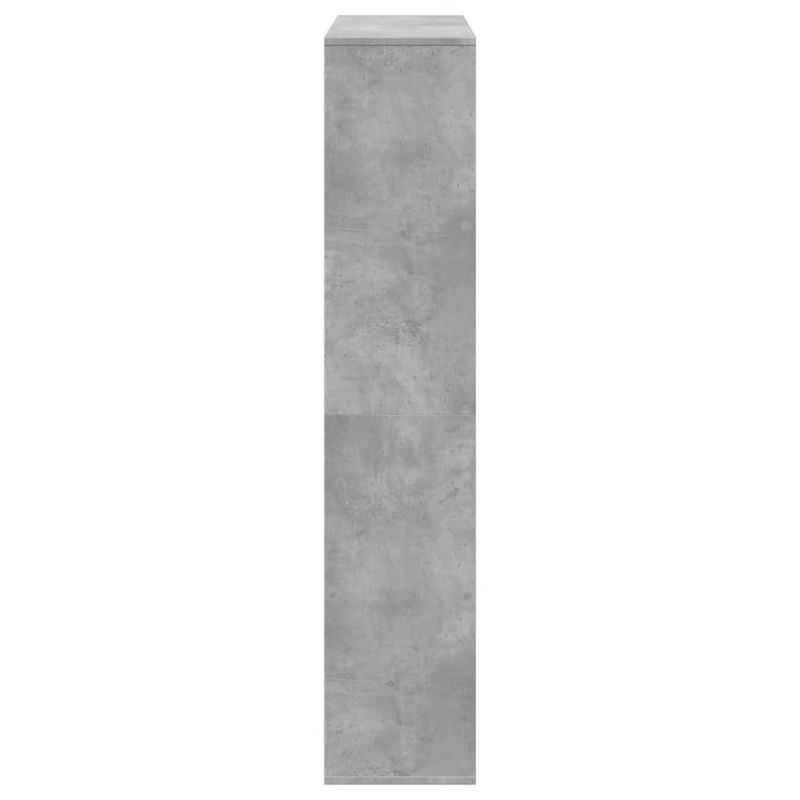 Casa si Gradina - Mobilier - Biblioteci si rafturi - Biblioteci - Biblioteca, gri beton, 102x29x143 cm, lemn prelucrat - Infinity.ro