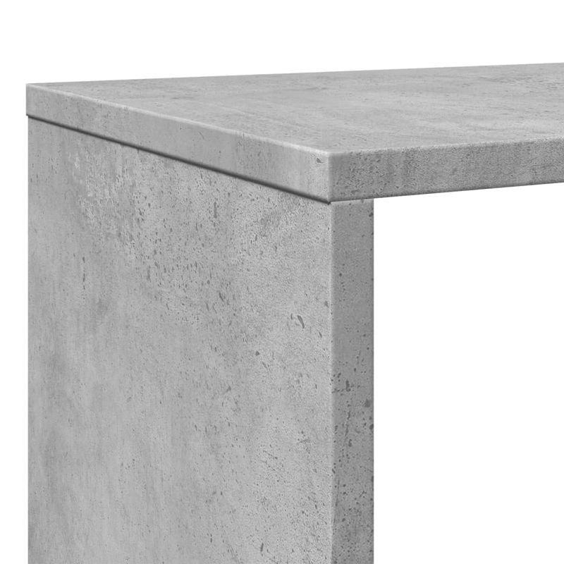 Casa si Gradina - Mobilier - Biblioteci si rafturi - Biblioteci - Biblioteca, gri beton, 102x29x143 cm, lemn prelucrat - Infinity.ro