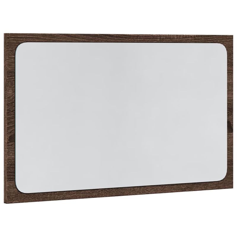 Casa si Gradina - Mobilier - Mobilier baie - Oglinzi baie - Oglinda de baie LED, stejar maro, 60x8,5x38 cm lemn prelucrat - Infinity.ro