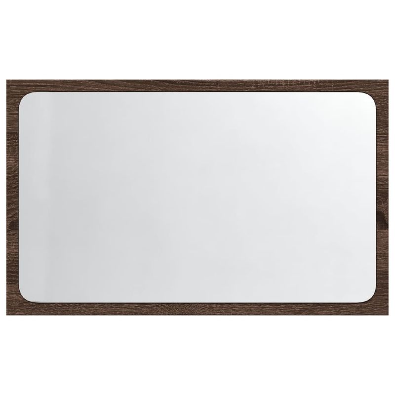 Casa si Gradina - Mobilier - Mobilier baie - Oglinzi baie - Oglinda de baie LED, stejar maro, 60x8,5x38 cm lemn prelucrat - Infinity.ro