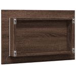 Casa si Gradina - Mobilier - Mobilier baie - Oglinzi baie - Oglinda de baie LED, stejar maro, 60x8,5x38 cm lemn prelucrat - Infinity.ro