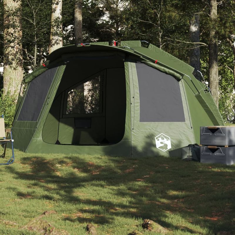 Sport si Outdoor - Camping - Corturi camping - Cort de pescuit 5 persoane, verde masliniu, impermeabil - Infinity.ro