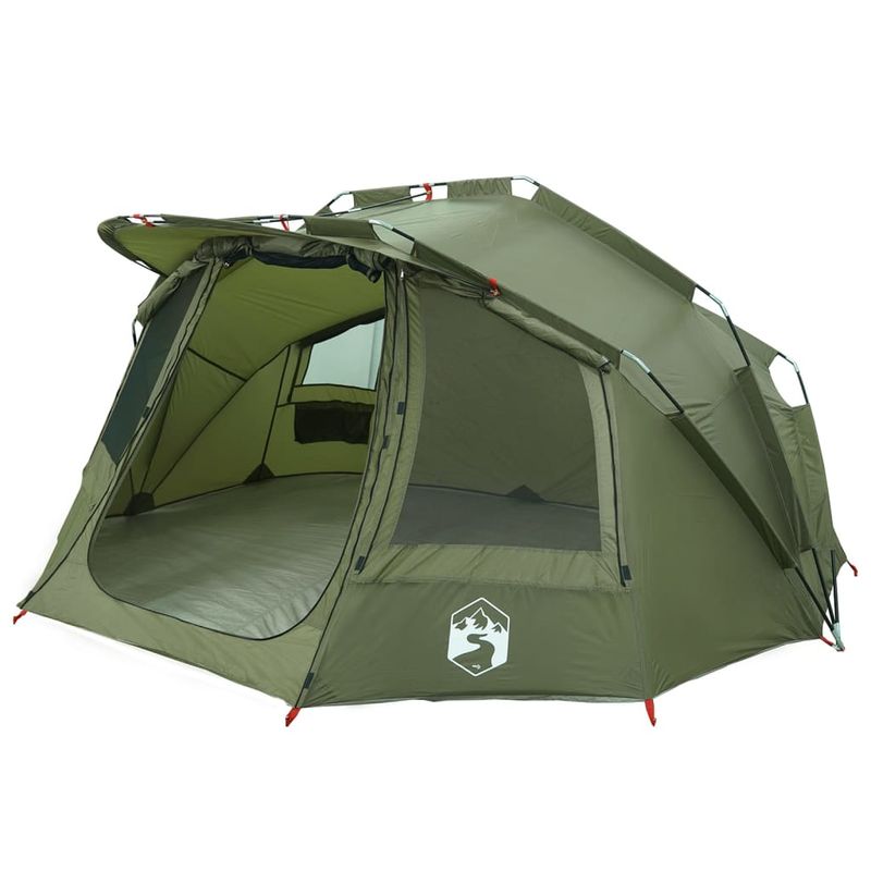 Sport si Outdoor - Camping - Corturi camping - Cort de pescuit 5 persoane, verde masliniu, impermeabil - Infinity.ro