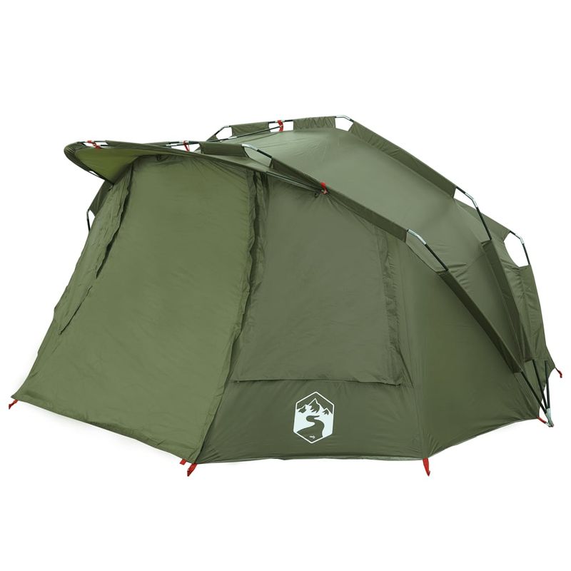 Sport si Outdoor - Camping - Corturi camping - Cort de pescuit 5 persoane, verde masliniu, impermeabil - Infinity.ro